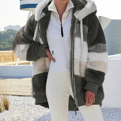 Contrasting Lined Coat