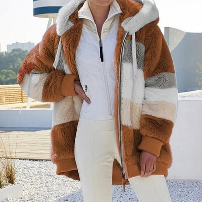 Contrasting Lined Coat
