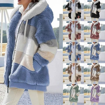 Contrasting Lined Coat