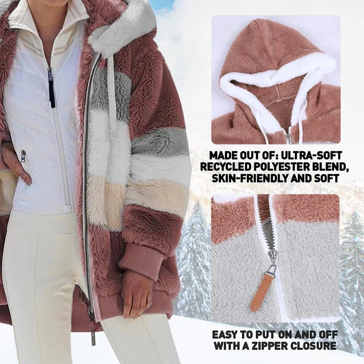 Contrasting Lined Coat