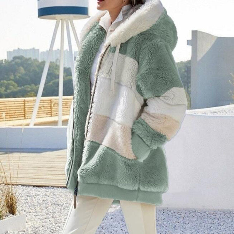 Contrasting Lined Coat