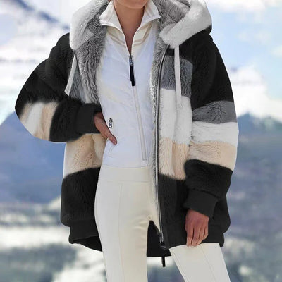 Contrasting Lined Coat