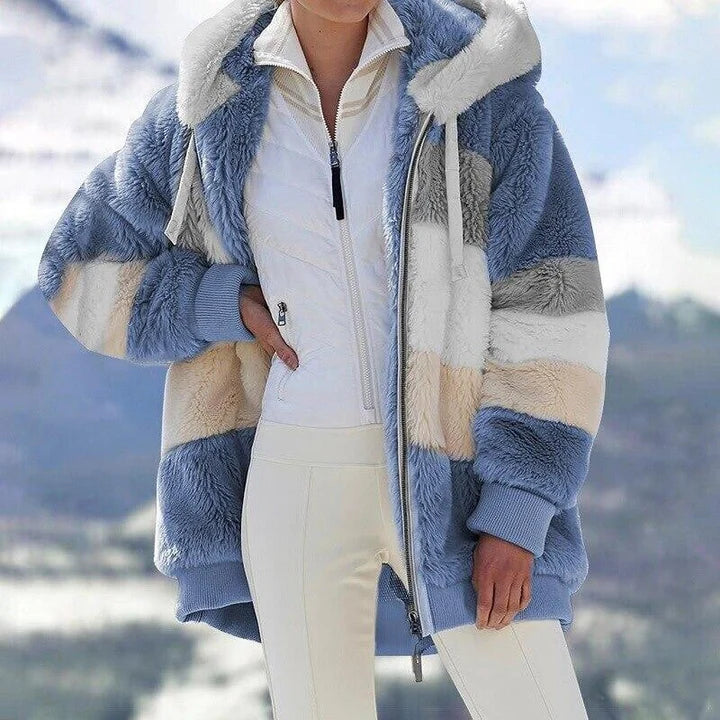 Contrasting Lined Coat